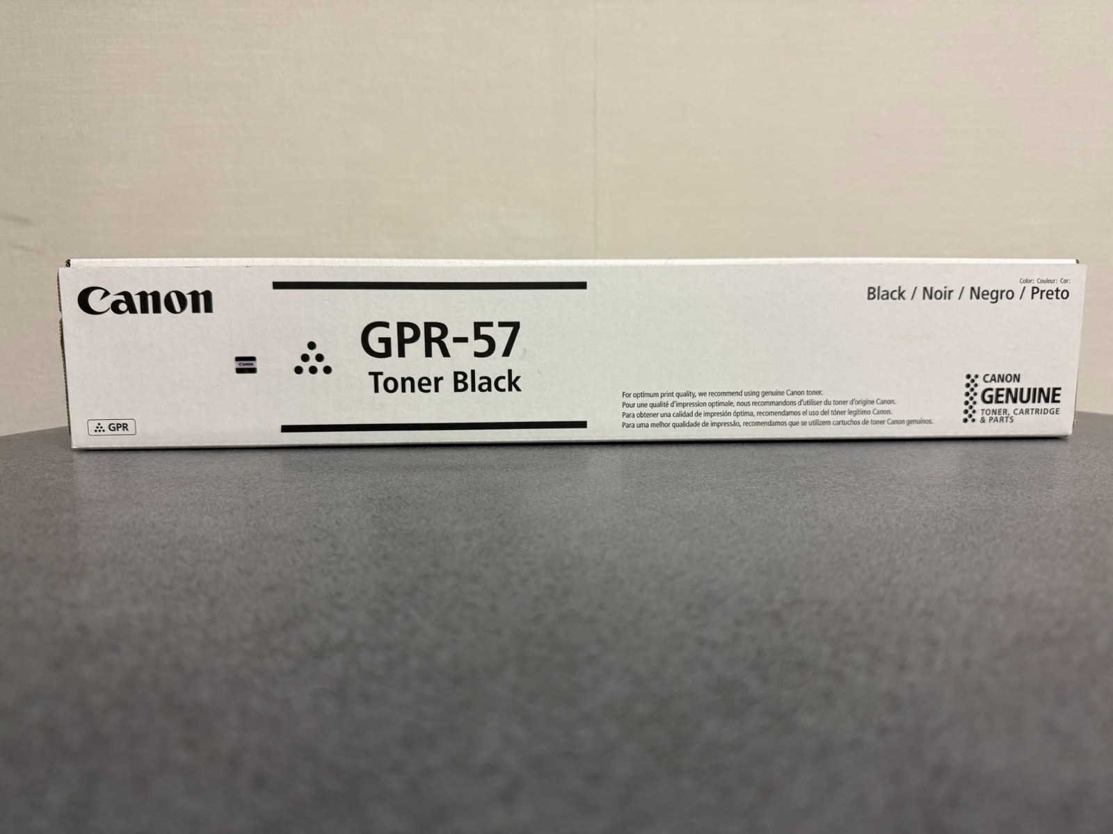Genuine Canon GPR-57 Black Toner Cartridge OEM Sealed New