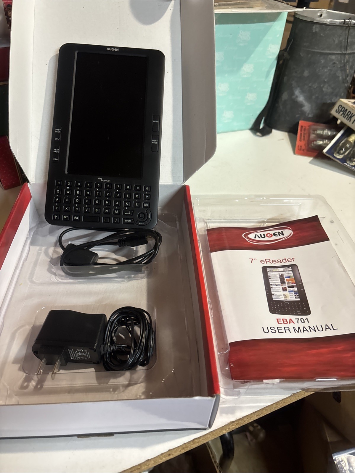 Augen eReader The Book 2 GB 7" Screen Wi-Fi 150 Preloaded Books LNC