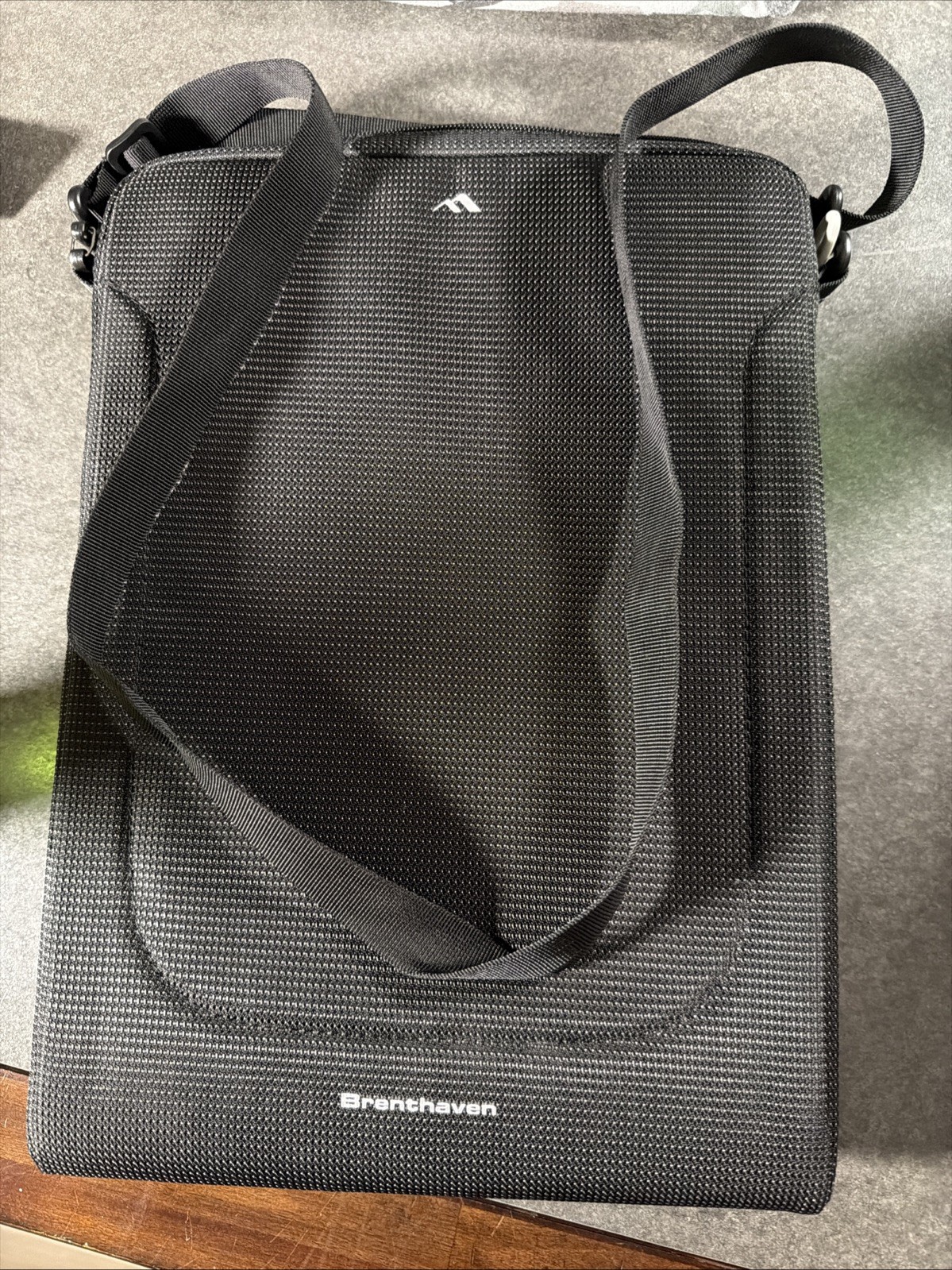 Brenthaven Laptop Messenger Bag Black Ballistic Nylon MacBook Business