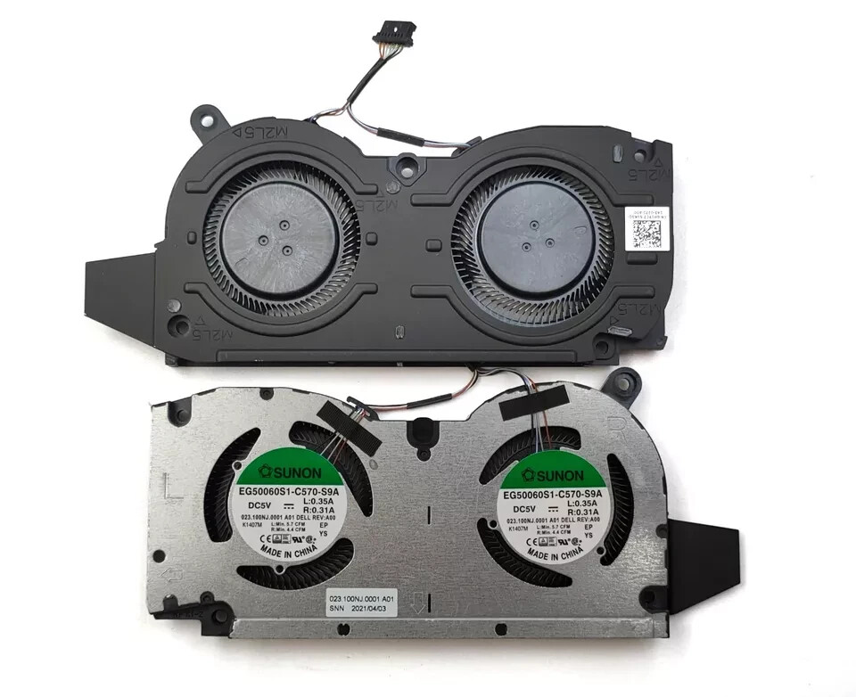 GPU Cooling Fan FOR Dell Inspiron 16 Plus 7610 RTX 3060 0H1YC7 Laptop