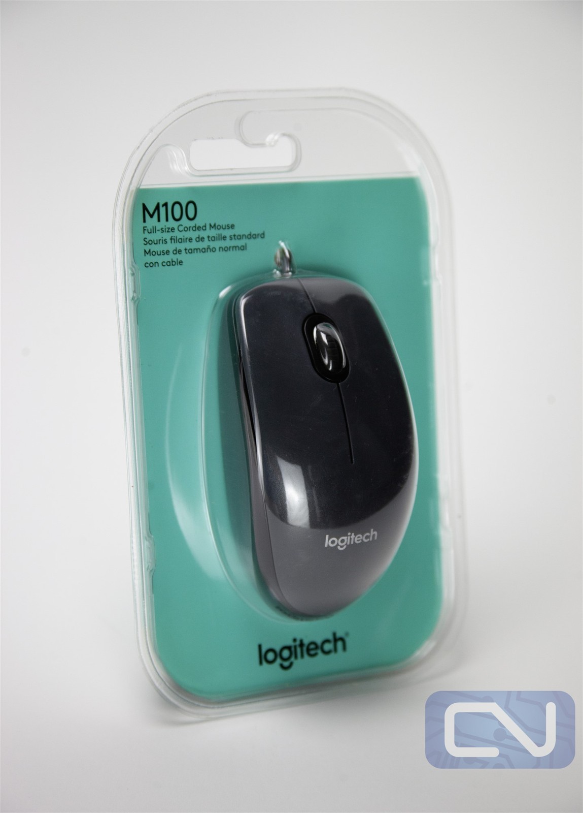 *New Sealed* Logitec M100 Mouse full-size corded Left hand/ right hand USB
