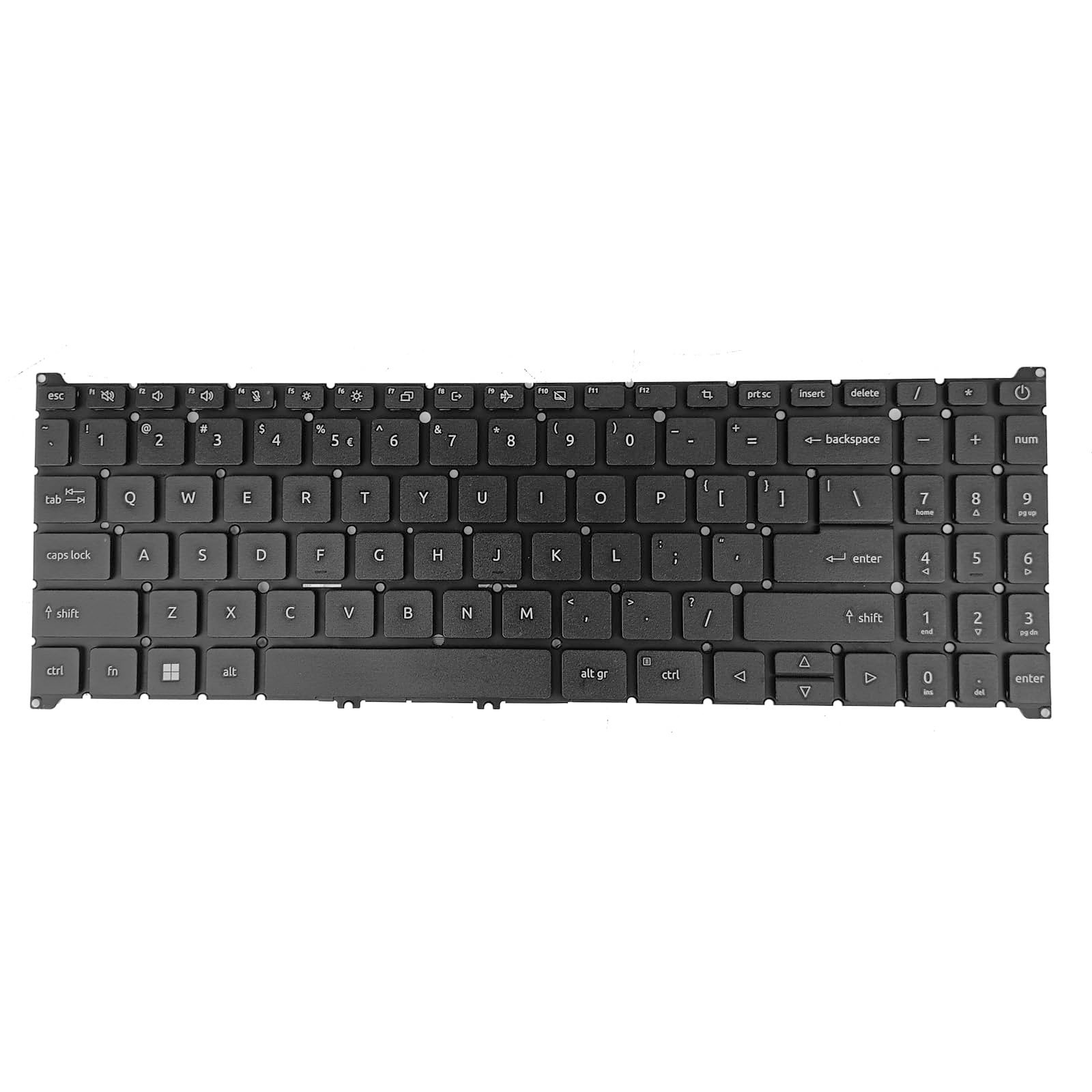 Replacement Keyboard for Acer Aspire A315, A515, A715, Swift X, Nitro V15 - Comp