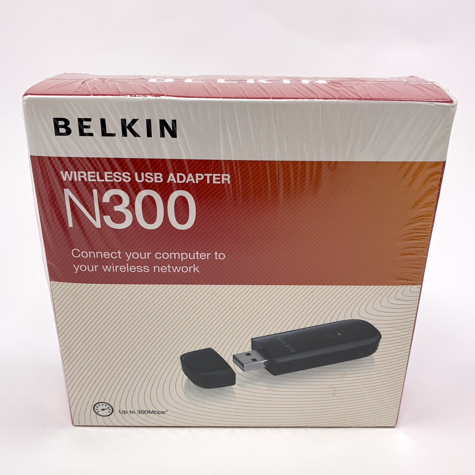NEW Belkin N300 High Performance Wireless Wi-Fi USB Adapter