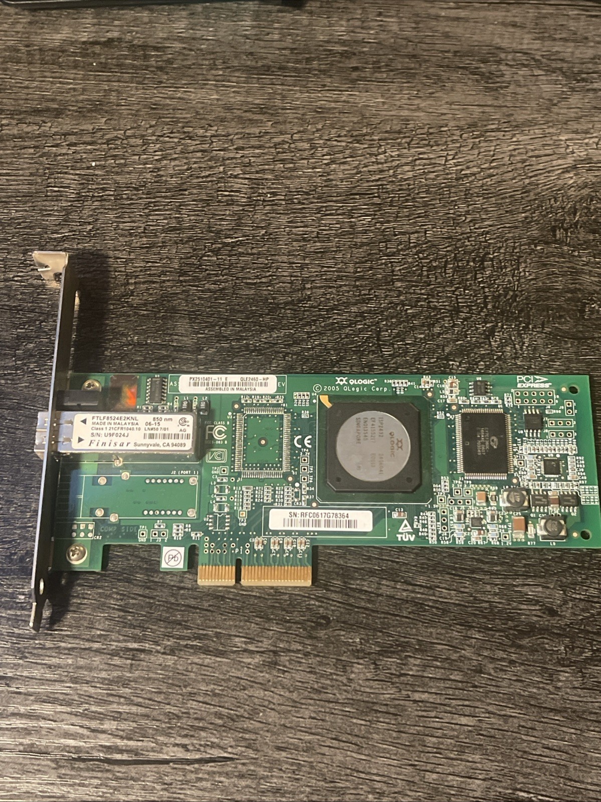 HP AE311A 407620-001 QLE2460 FC1142SR 4GB SINGLE PORT ADAPTER