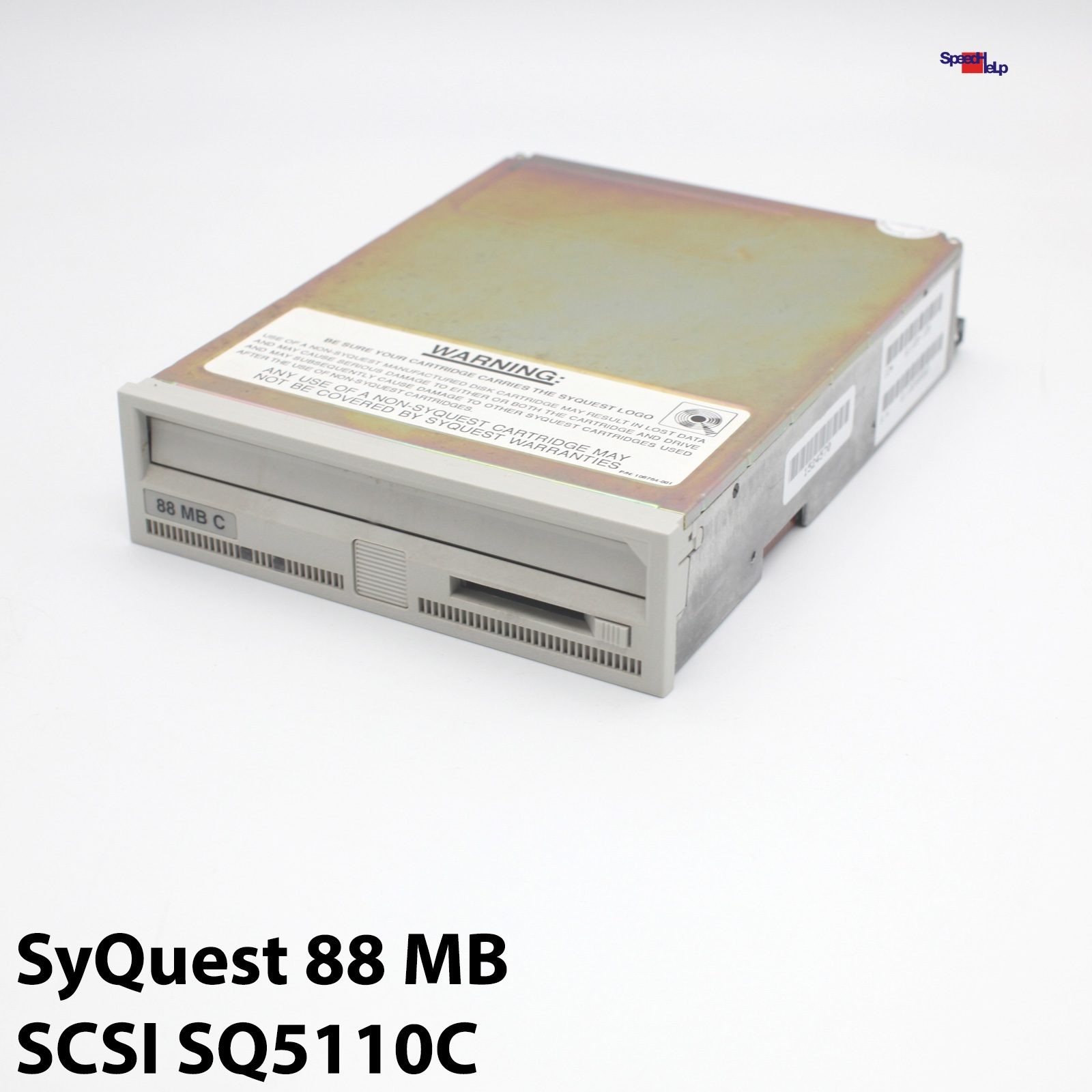MAGNETO OPTICAL DISK DRIVE MO DRIVE: SyQUEST SQ5110C 88MB C SCSI DEFECT