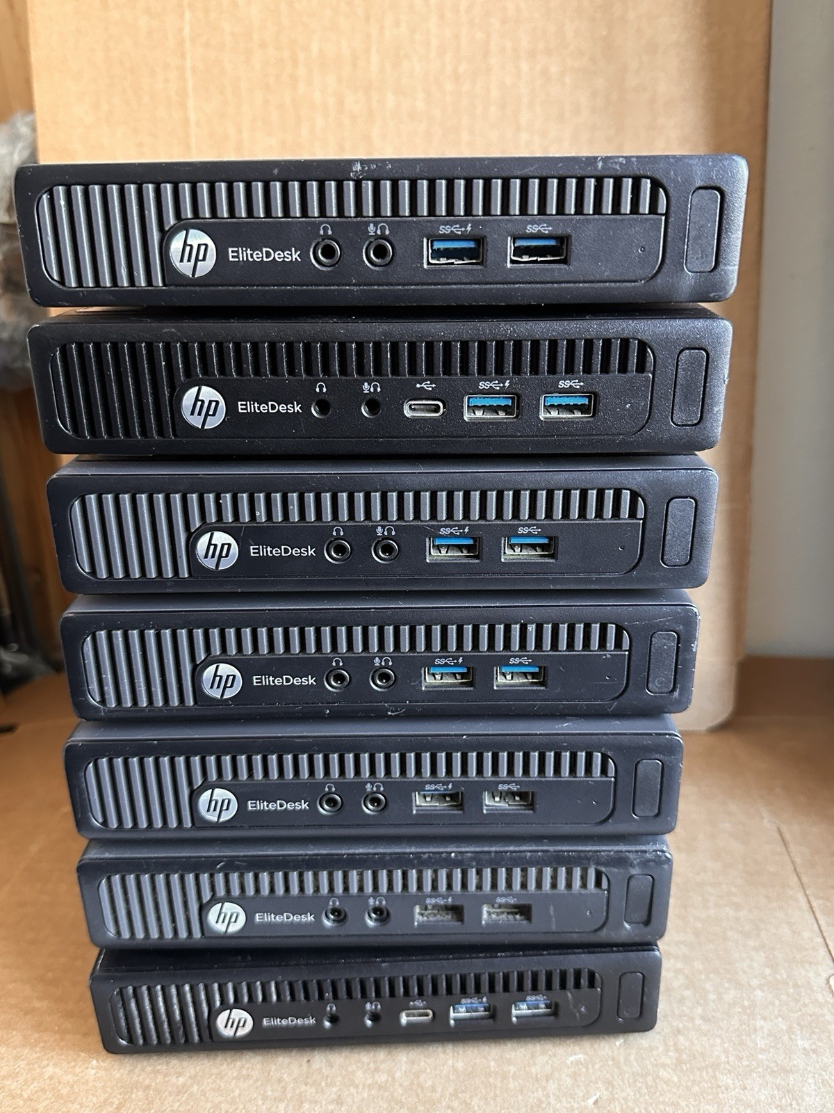 Lot Of (7) HP EliteDesk 800