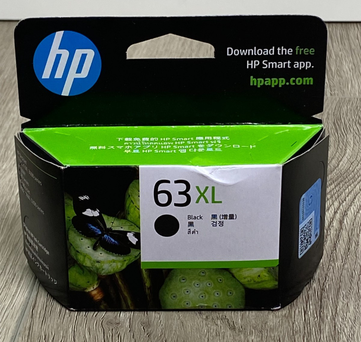 Genuine HP 63 XL Black Ink Cartridge High Yield OEM Original Sealed
