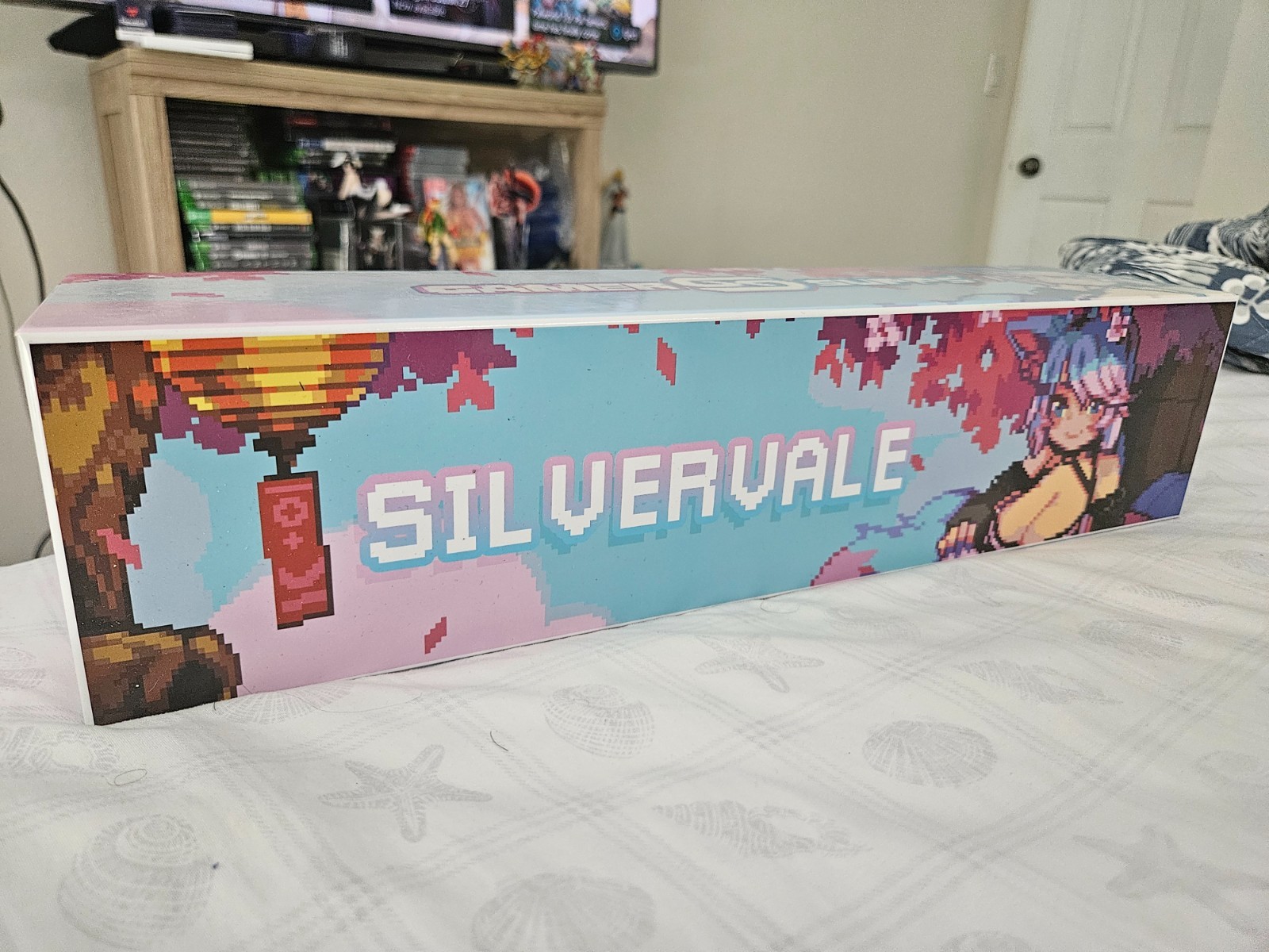 GamerSupps Silvervale Pixel RGB Mousepad with Free Drink Samples