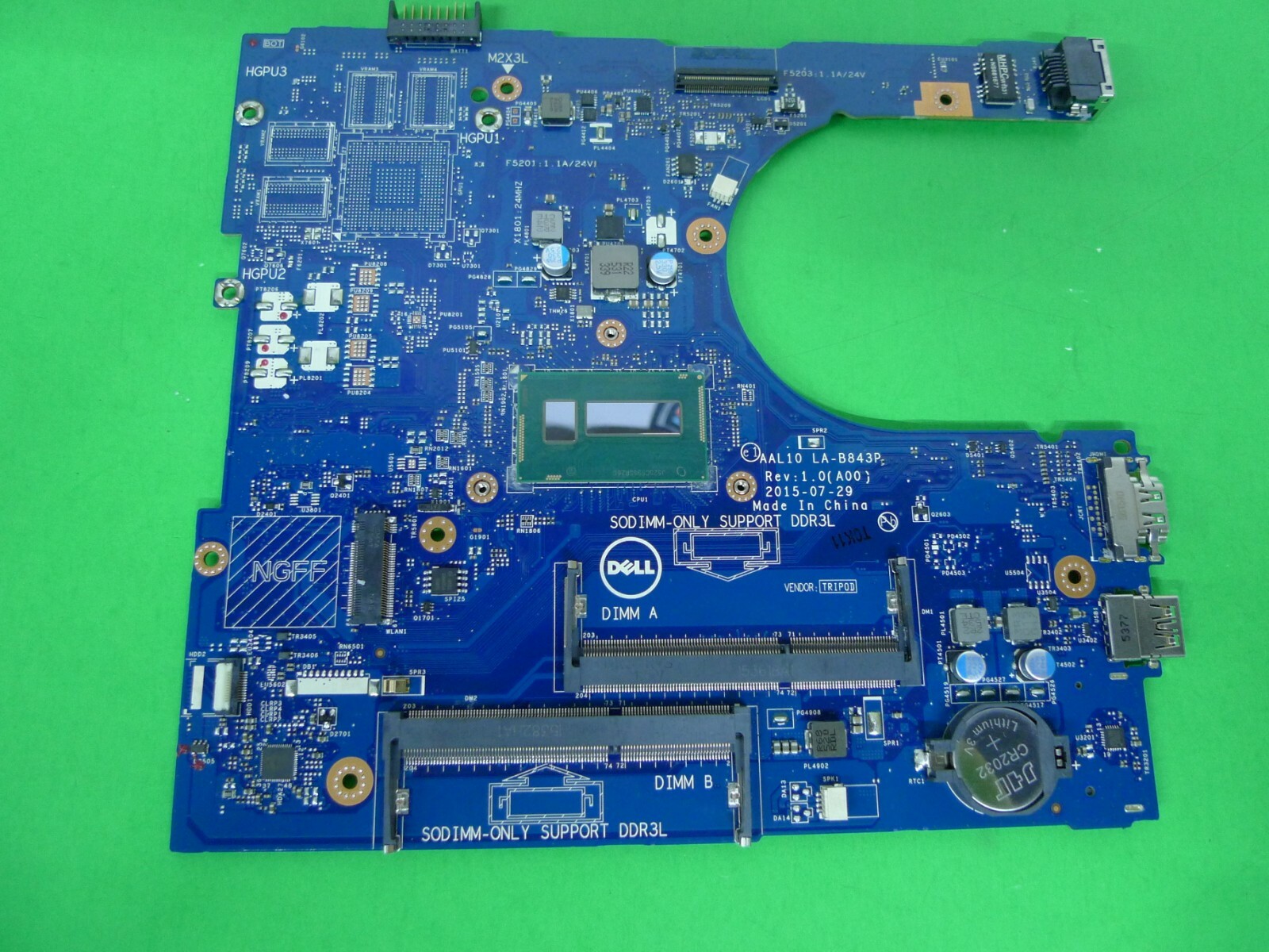 Genuine Dell Inspiron 14 5458 15 5558 17 5758 Laptop Motherboard i5-5250U XCFXD