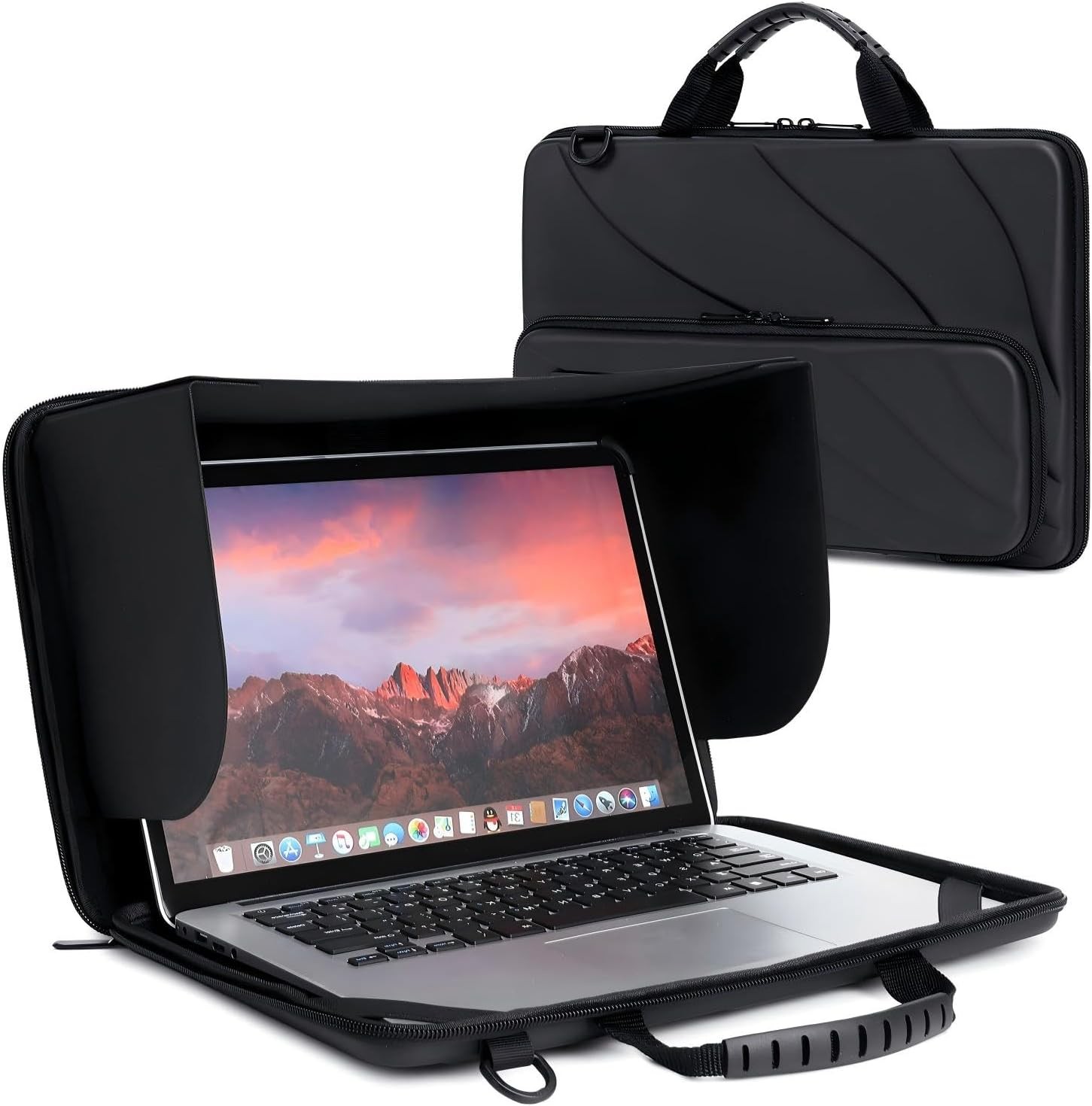 14.2-15.6 Inch Laptop Sun Shade Bag, Chromebook Protective Sleeve Case with Sun