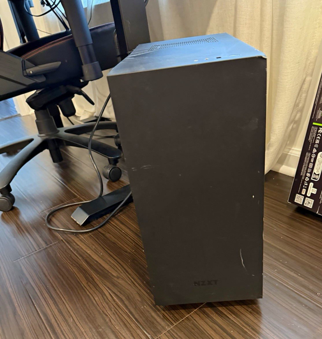 NZXT Gaming Tower PC i5-9600K 32GB RTX 3060 Win11 Pro RGB 466GB