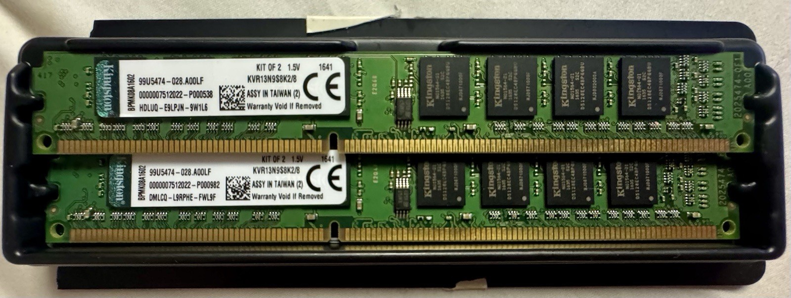 Kingston 8GB (2x4GB) Desktop Memory Kit KVR13N9S8K2/8 99u5474-028.A00LF P000982