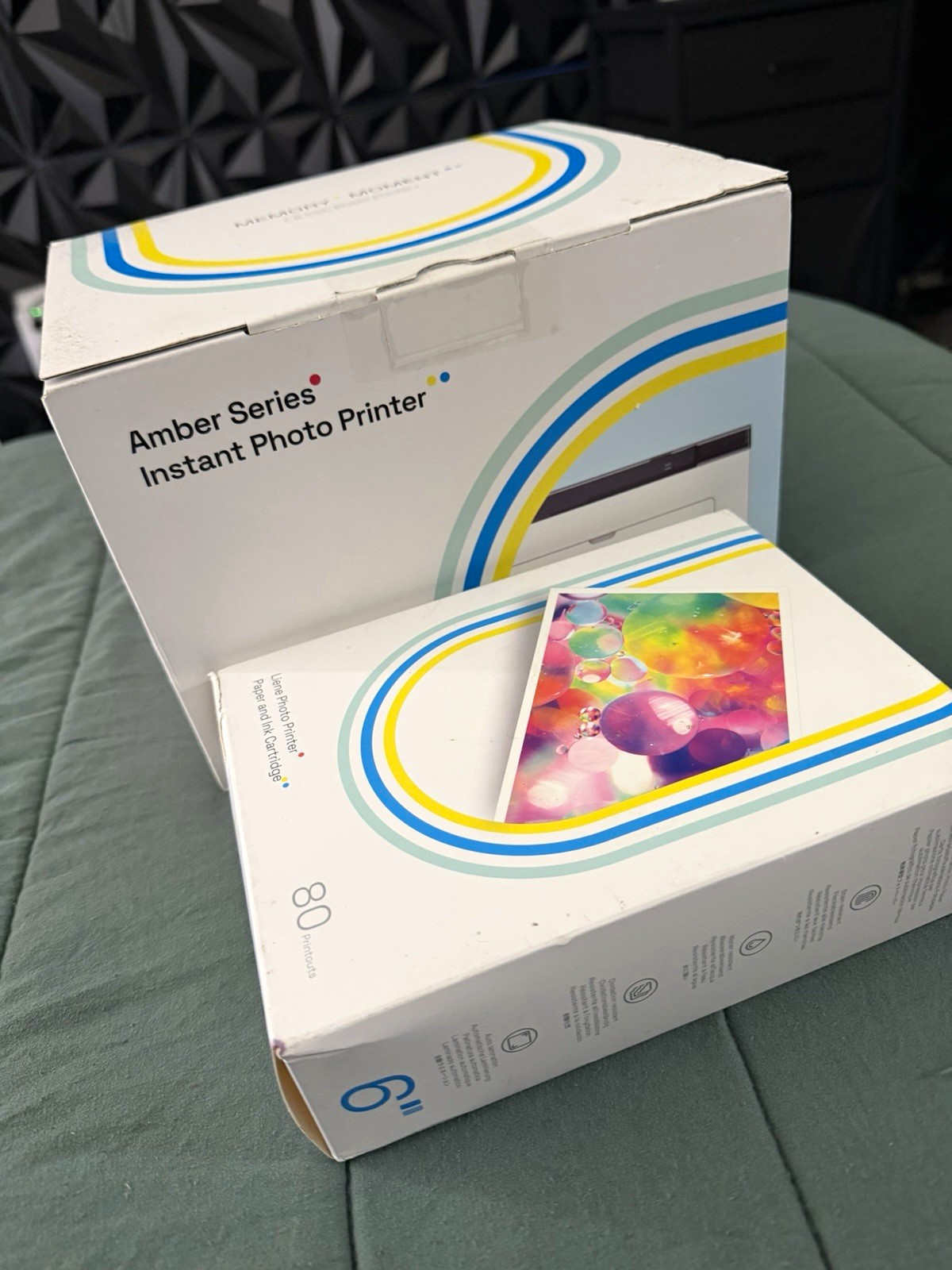 Liene Amber M100 Amber Series Wi-Fi Portable 2x3 Dye Sub Printer + 80 Prints