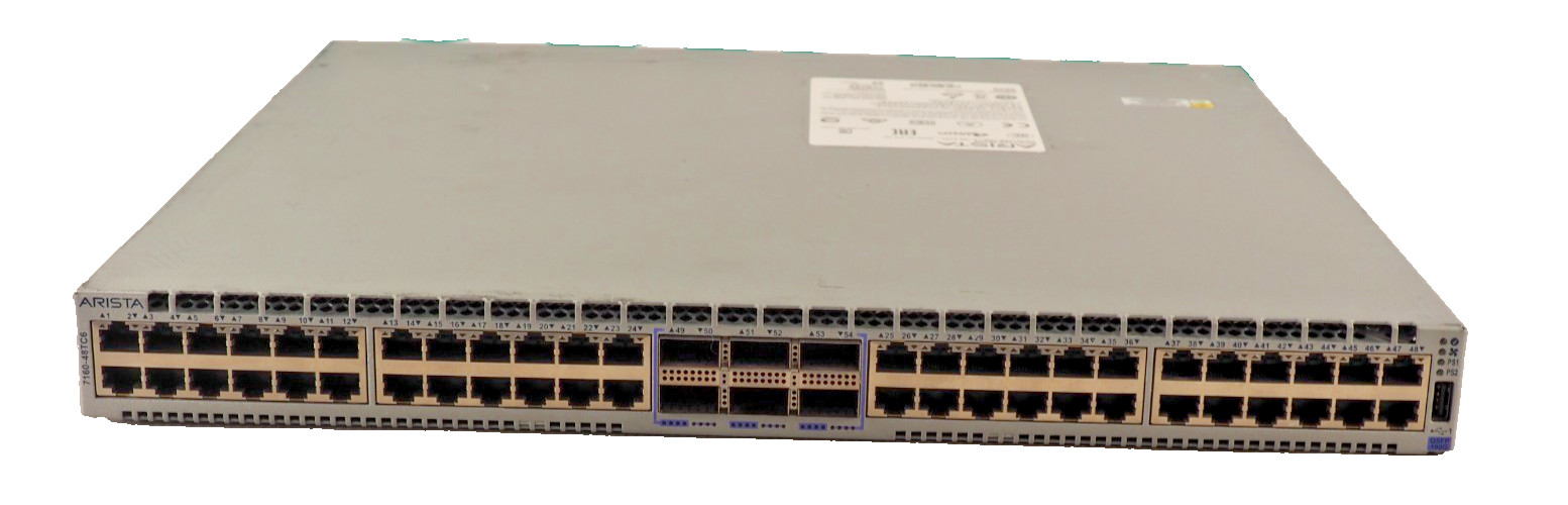 Arista DCS-7160-48TC6 48-Port 10GbE 6-Port 100GbE QSFP Ethernet Switch *DESC*