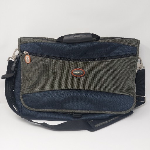 Eddie Bauer Large Messenger Briefcase Bag Laptop Carry Case