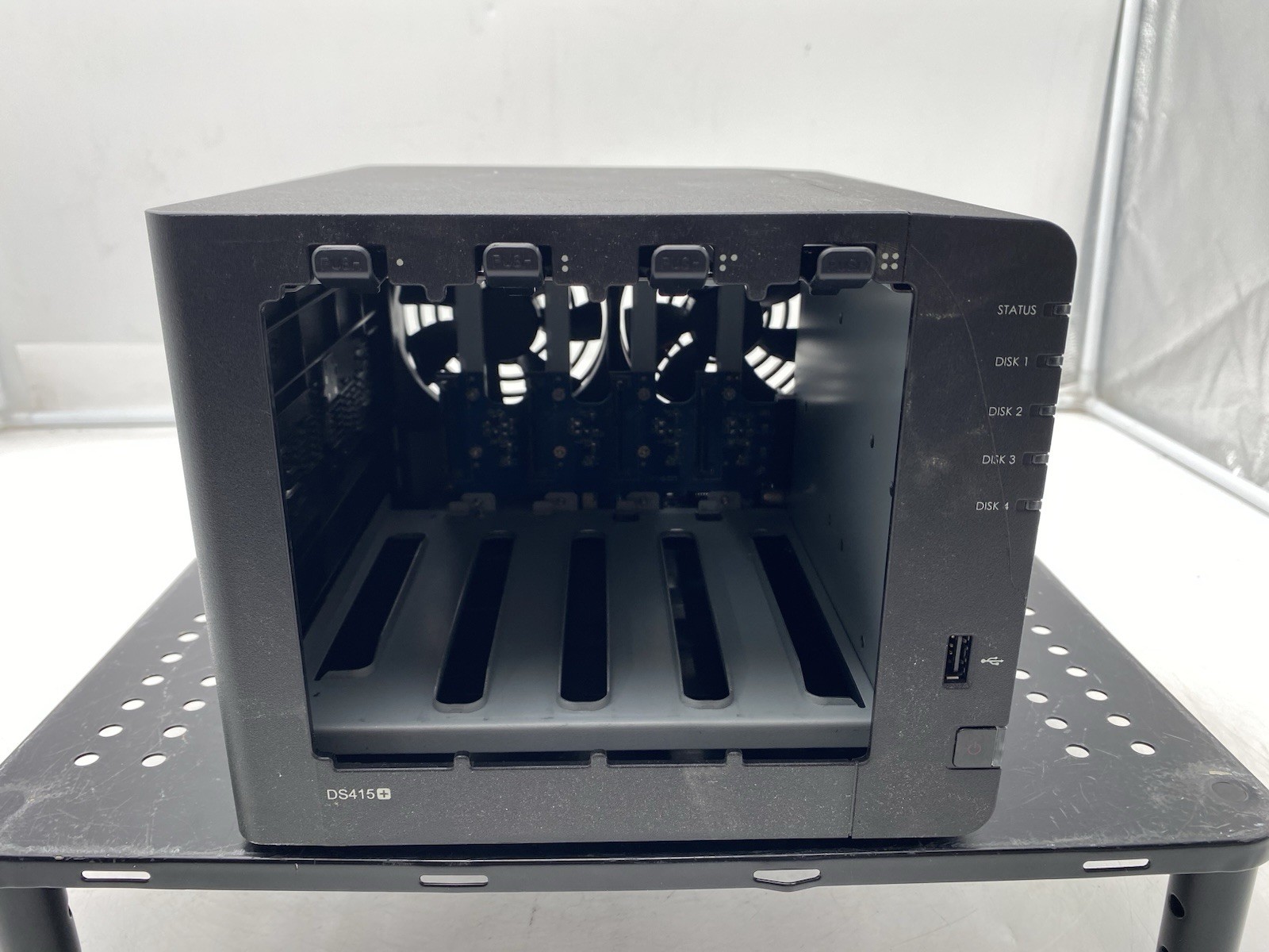 Synology DiskStation DS415+ 4-Bay NAS No AC Adapter For Parts/Repair
