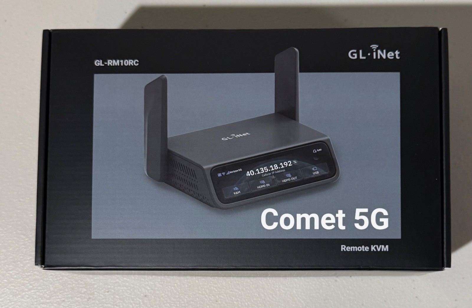 New, Open Box GL.iNet Comet 5G Remote KVM GL-RM10RC