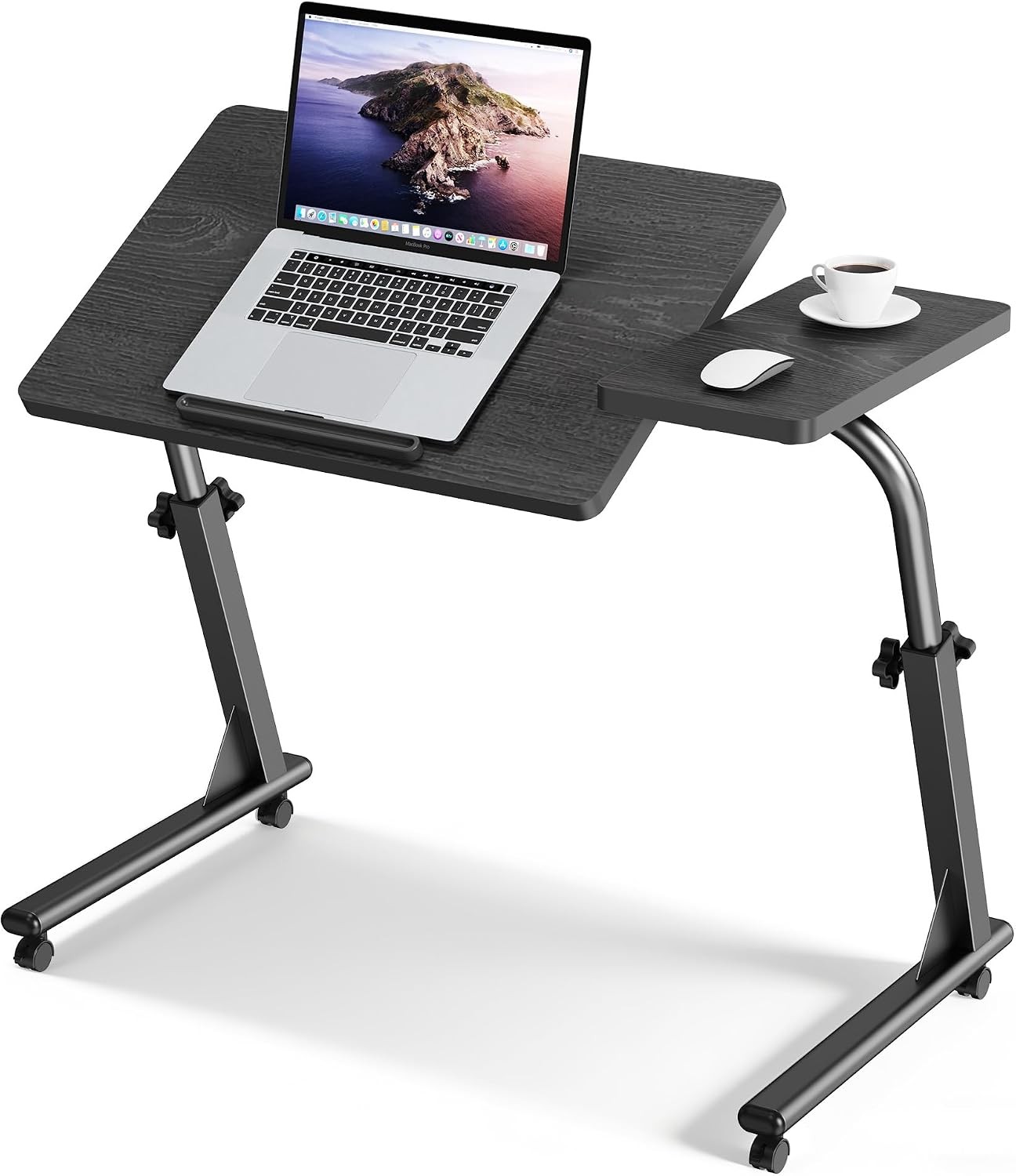 TV Tray Table, Mobile TV Dinner Trays for Eating on Couch, Folding Side Desk