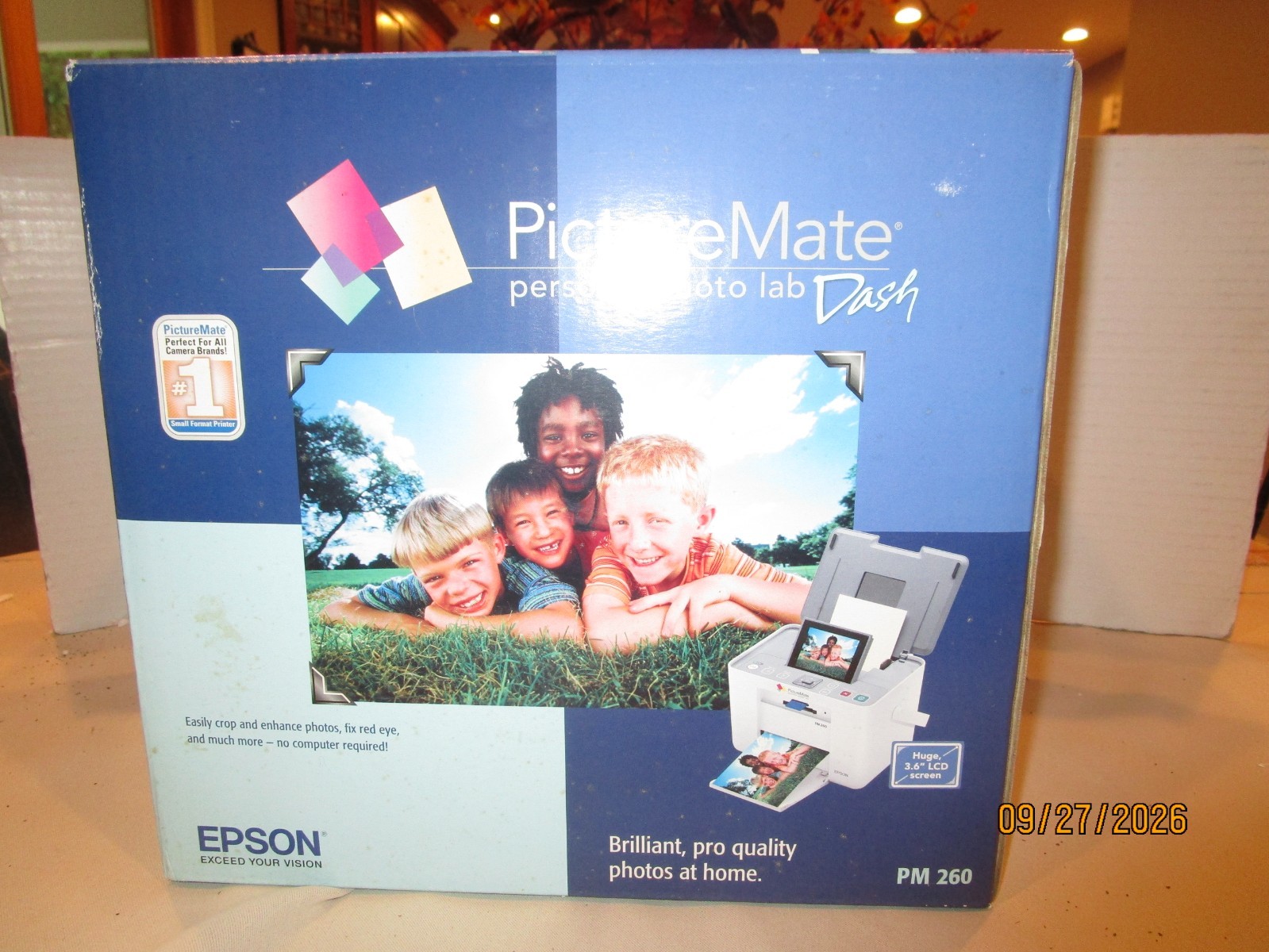 Epson PictureMate PM 260 Personal Photo Lab Digital Portable Printer NEW Sealed