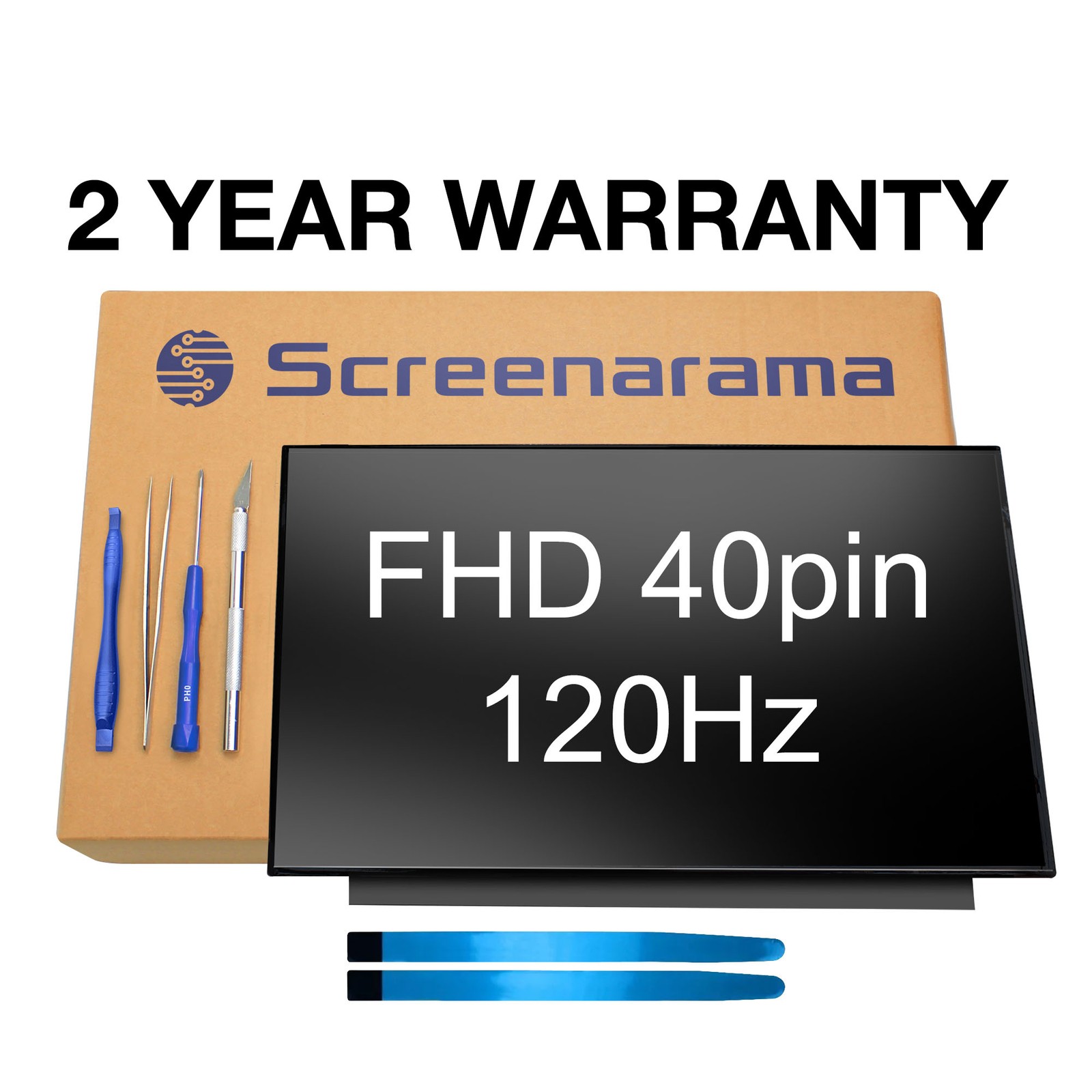 DP/N 0YMHWH Dell YMHWH N156HRA-GAA Rev.C1 120Hz IPS LCD Screen + Tools