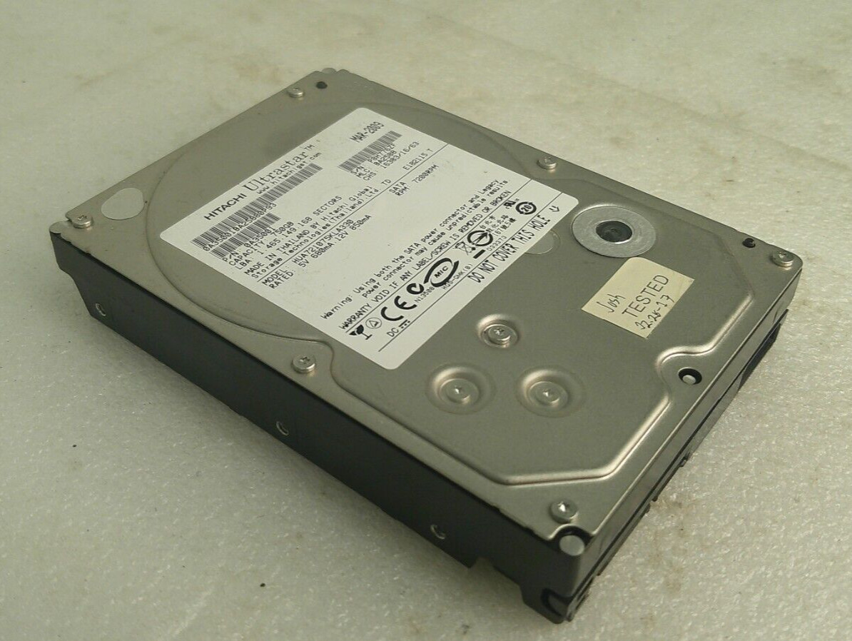 Hitachi Ultrastar SATA HDD Hard Drive HUA721075KLA330