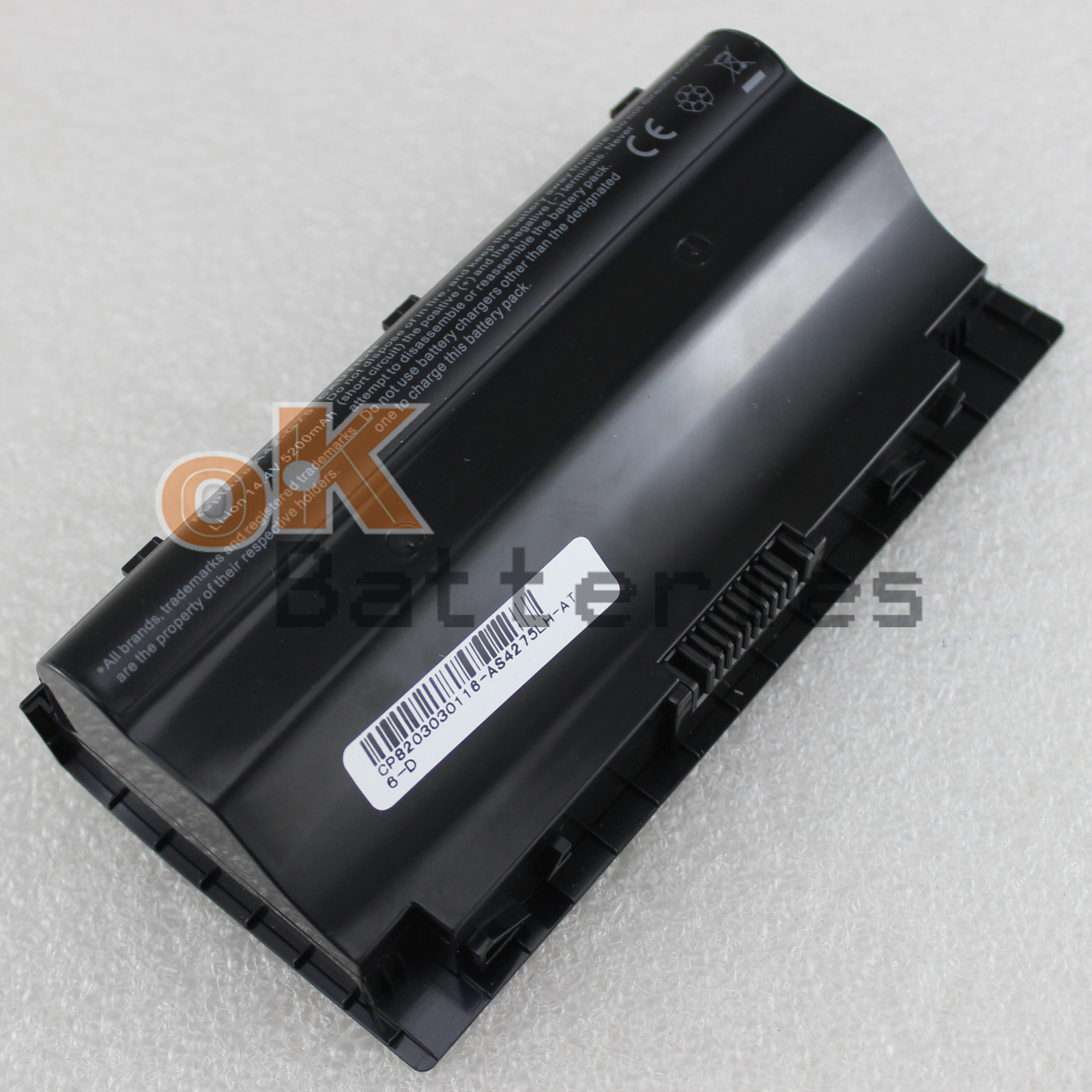 New laptop Battery for Asus G75 G75V G75VM G75VW 3D G75VX A42-G75 G75VW-TS71