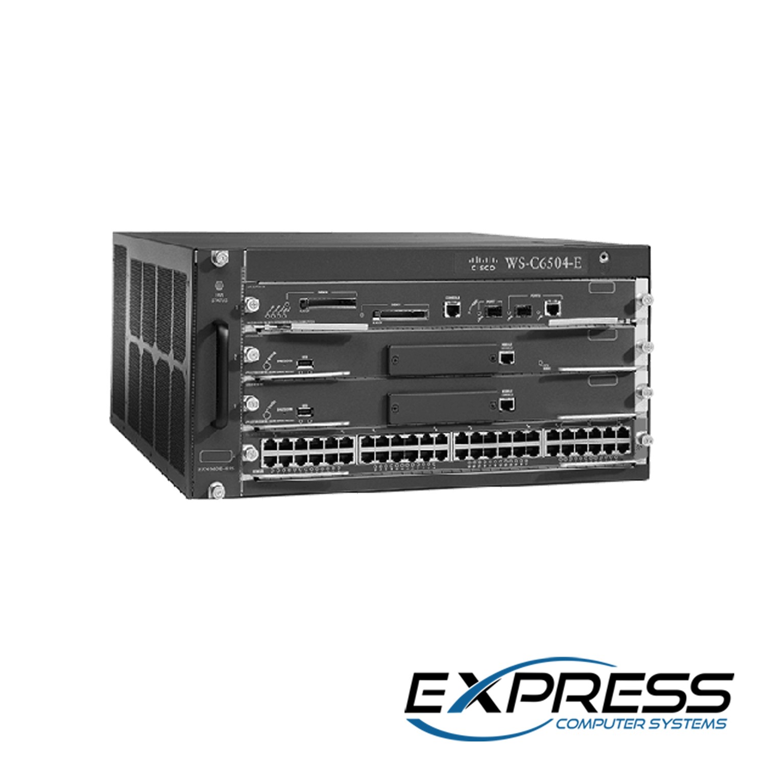 Cisco WS-C6504-E | 2x SUP720-3B | 2x X6516-GE-TX | 2x PWR-2700-AC/4