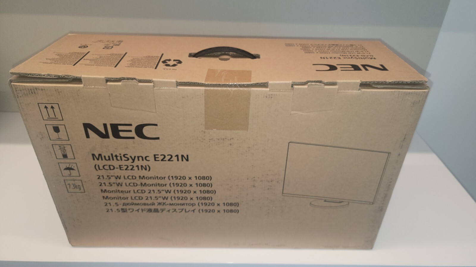 New NEC MultiSync E221N-BK 22" Built-In Speakers Widescreen IPS Monitor