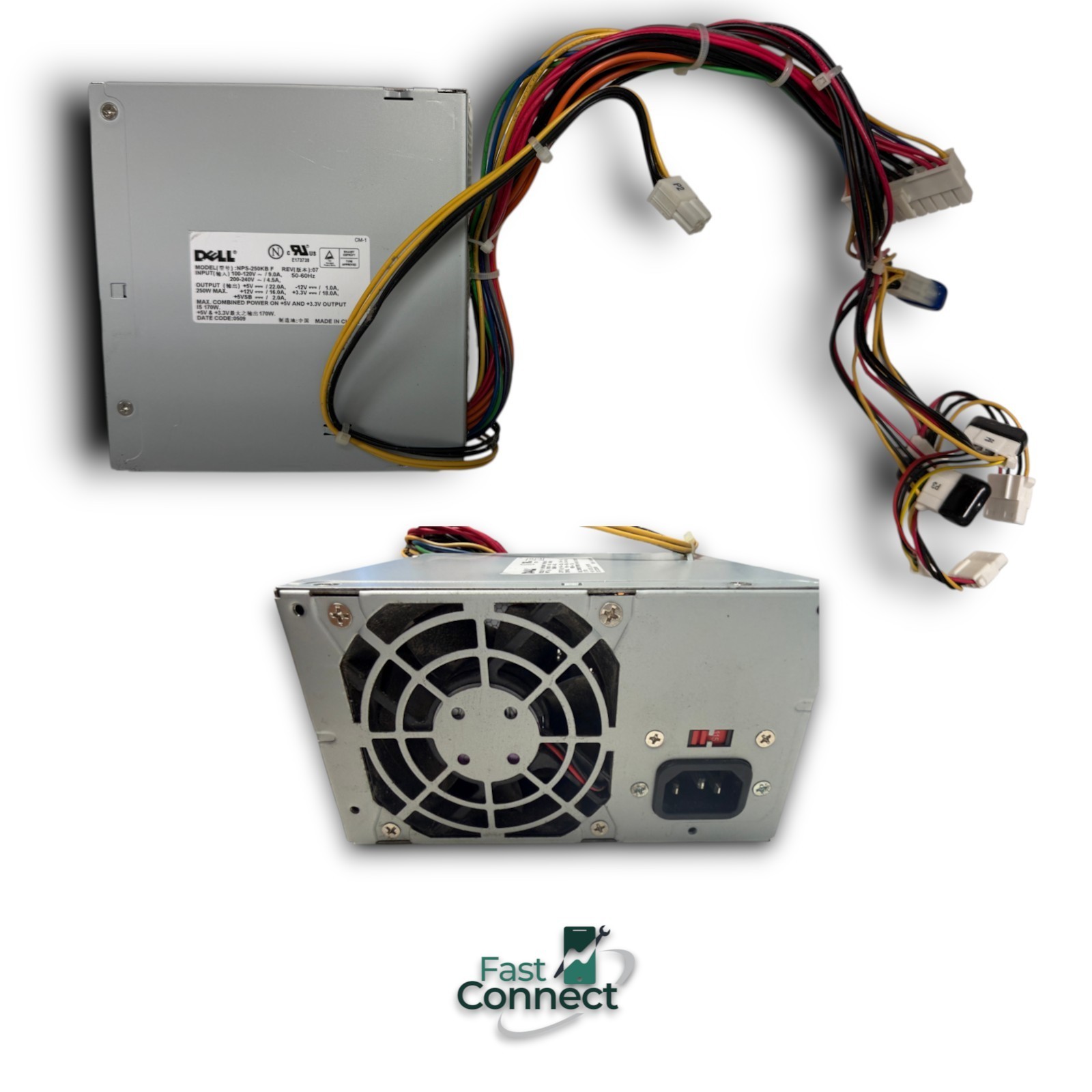 OEM Dell NPS-250KB 250W ATX Desktop Power Supply PSU 20 Pin Replacement