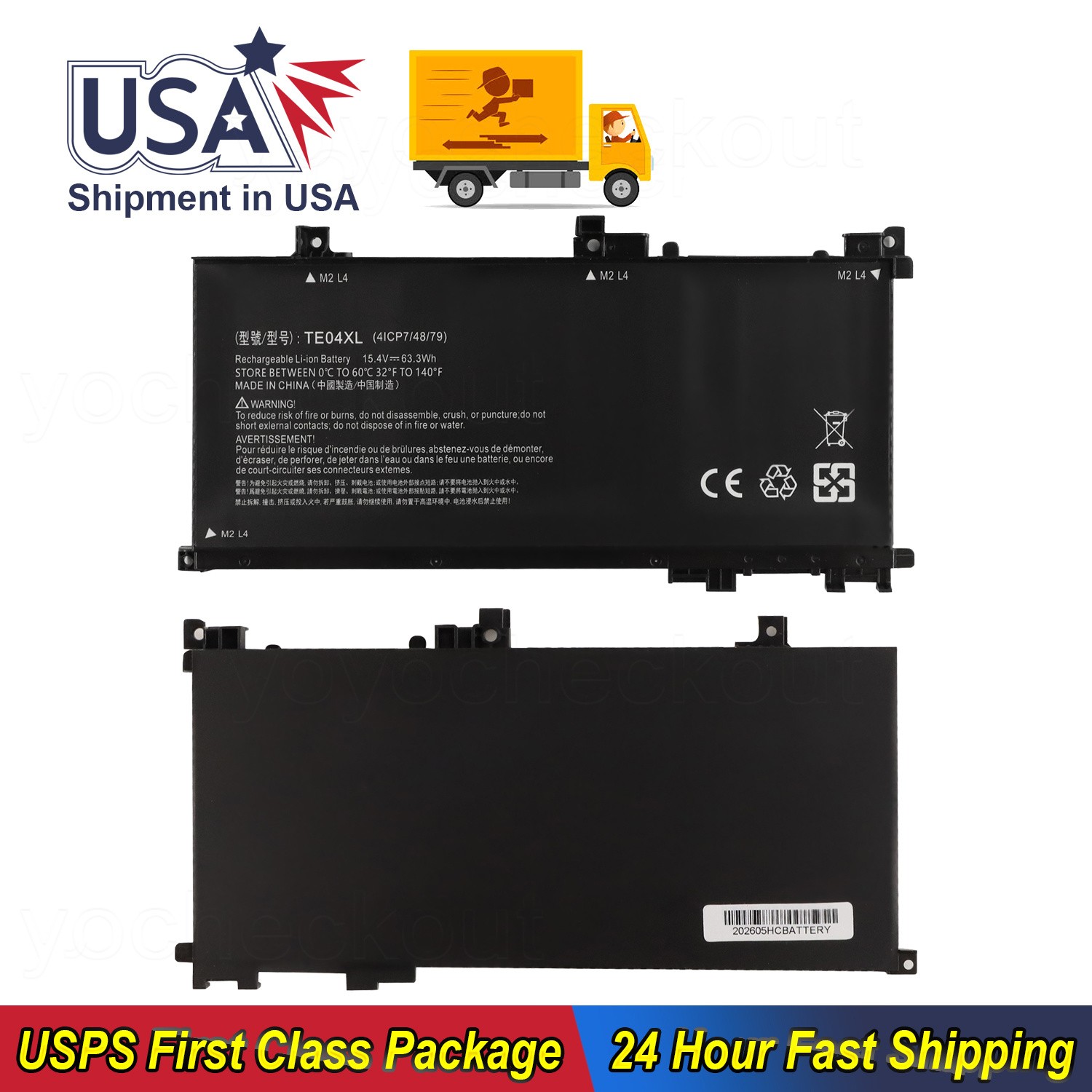 TE04XL Battery For HP Omen 115-AX220NF 15-AX220TX 15-AX221NF 15-AX221NL Laptop