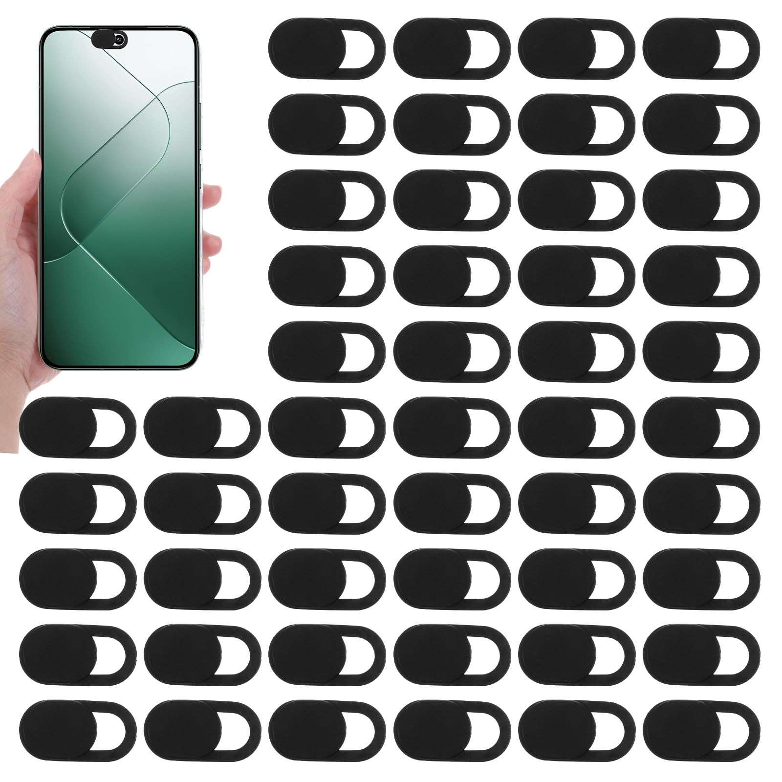 50 Pcs Camera Cover Slide, Ultra-Thin Privacy Protector for Laptop, Phone,...