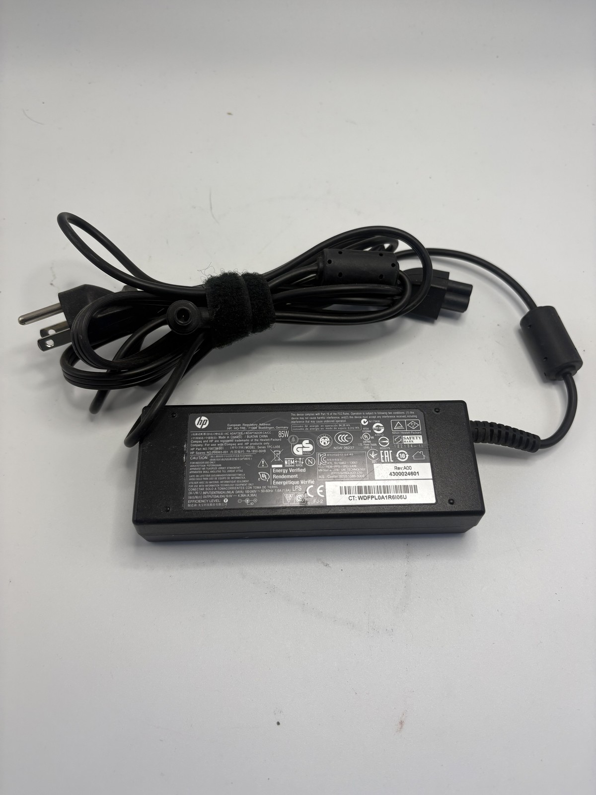 HP 85W 19.5V 4.36A POWER ADAPTER CHARGER BARREL TIP TPC-LA56 708-779-001 FREE SH