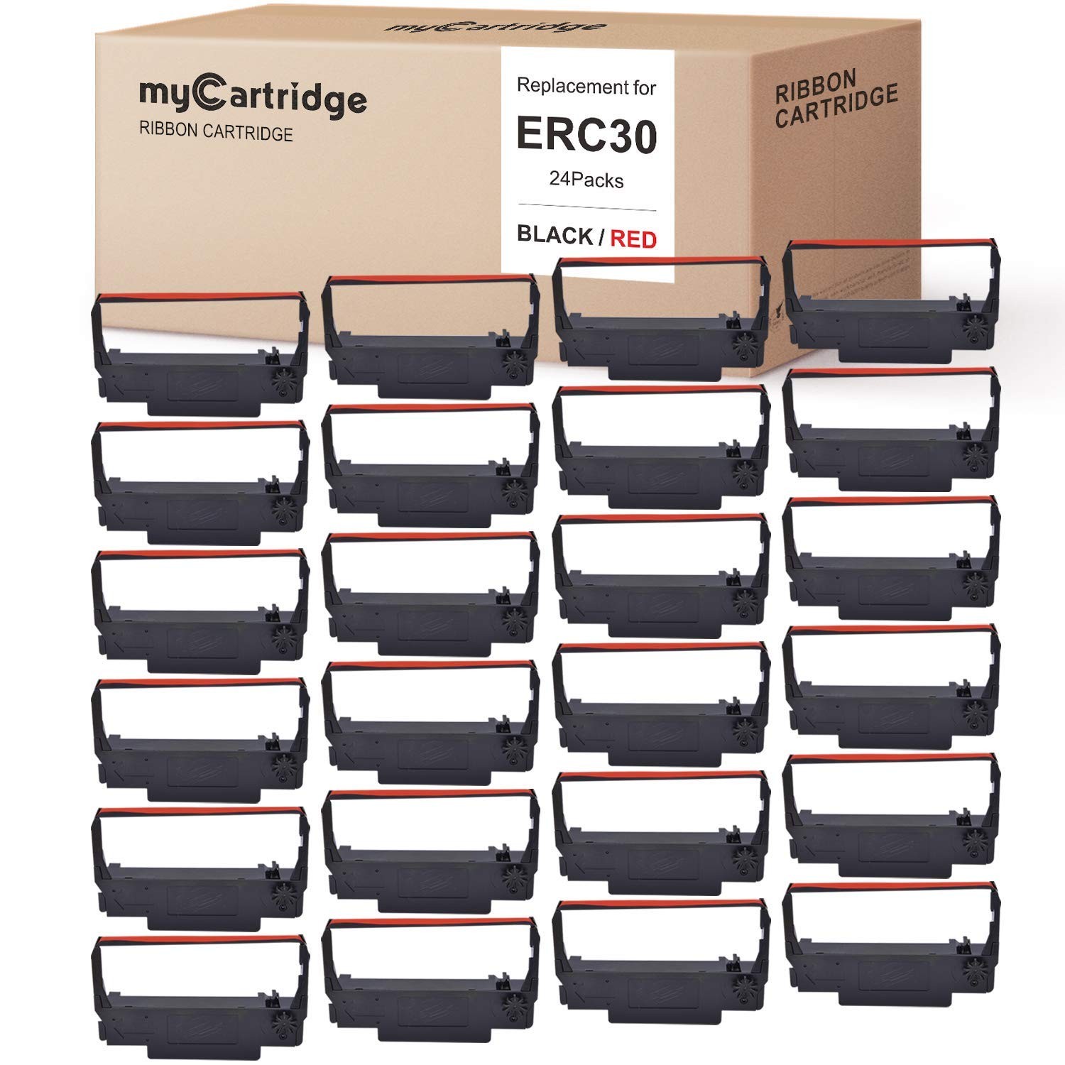 myCartridge 24 Pack ERC30 ERC-30 ERC 30 34 38 B/R 24 Pack, Erc30-24p