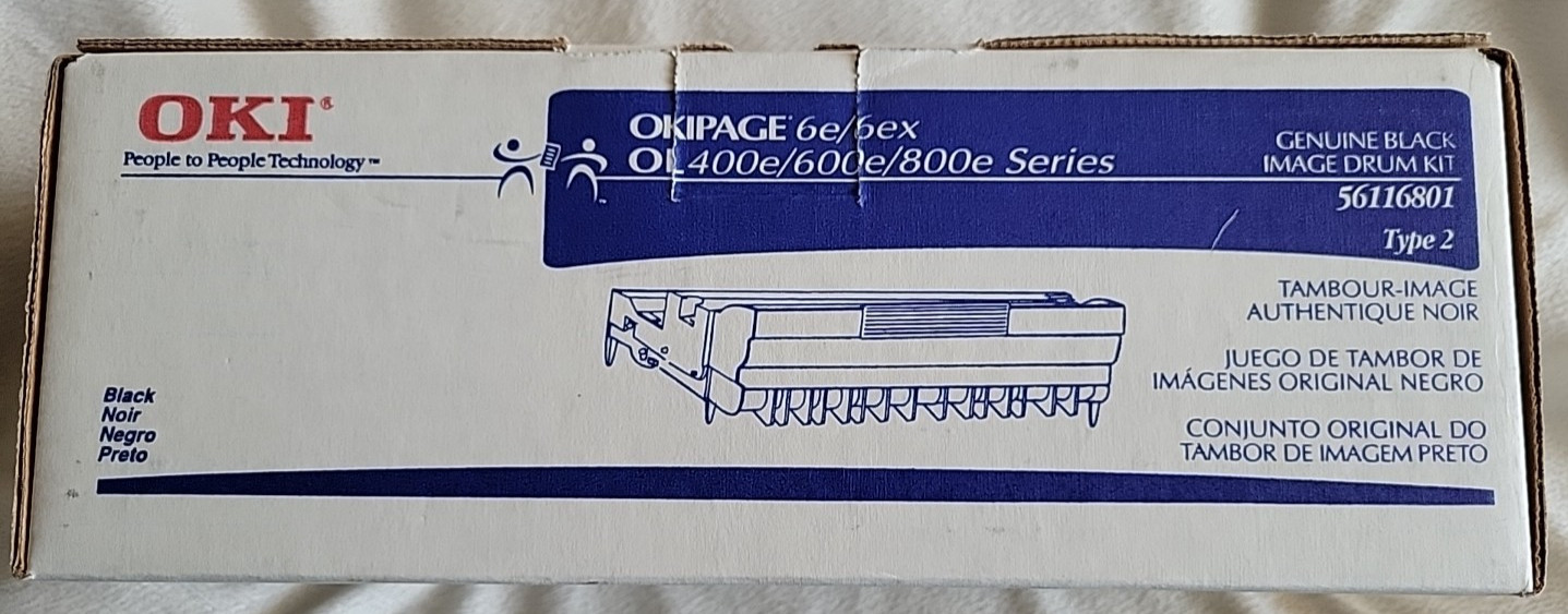 Genuine OKI Black Image Drum Kit 56116801 Type 2 - New Old Stock