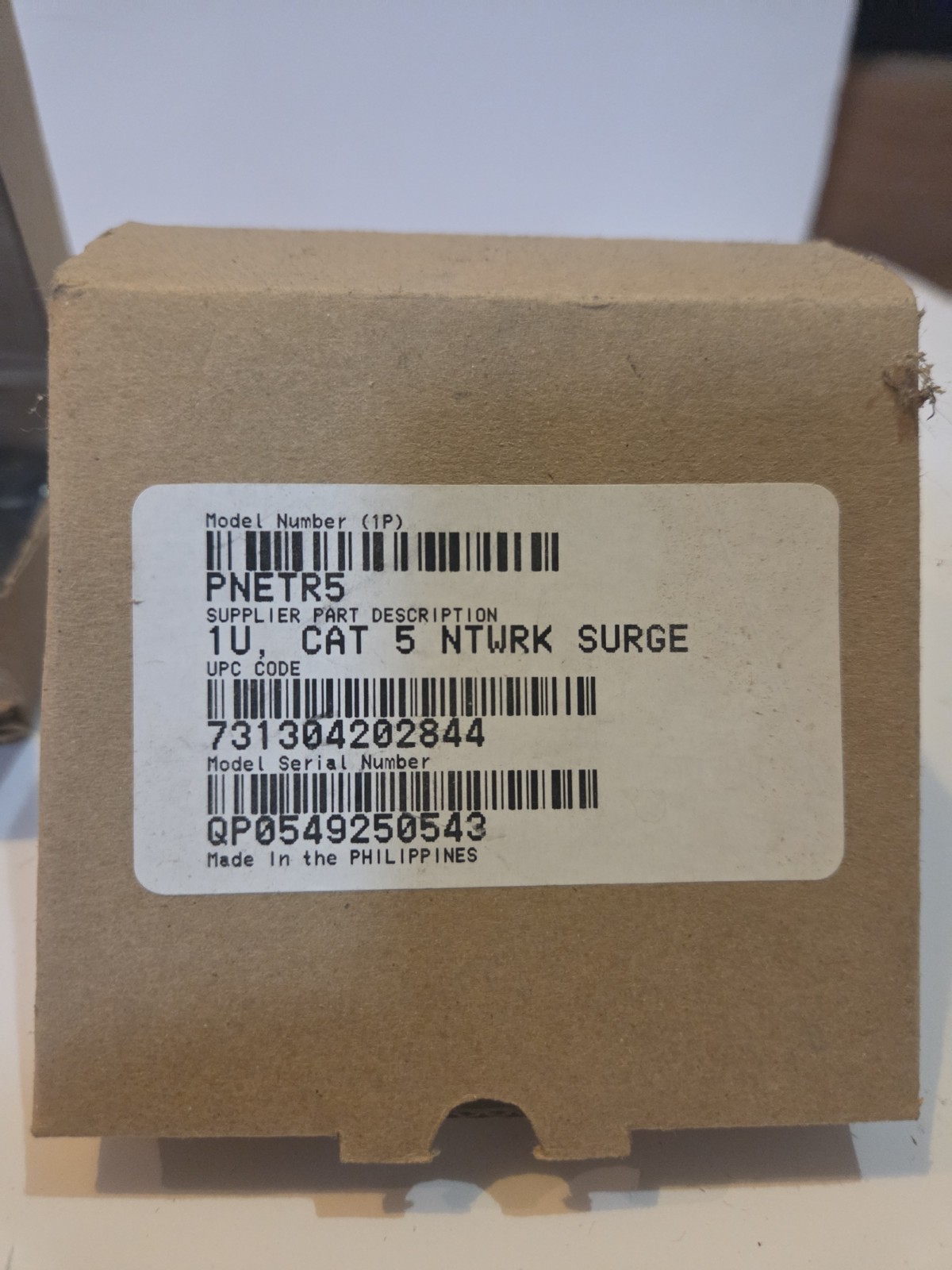 Lot of 3 APC PNETR5 CAT5 Network Surge Protection Modules NOS