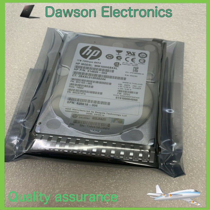 HP 655710-B21 656108-001 1TB 6G SATA 7.2K 2.5" SC MDL HARD DRIVE