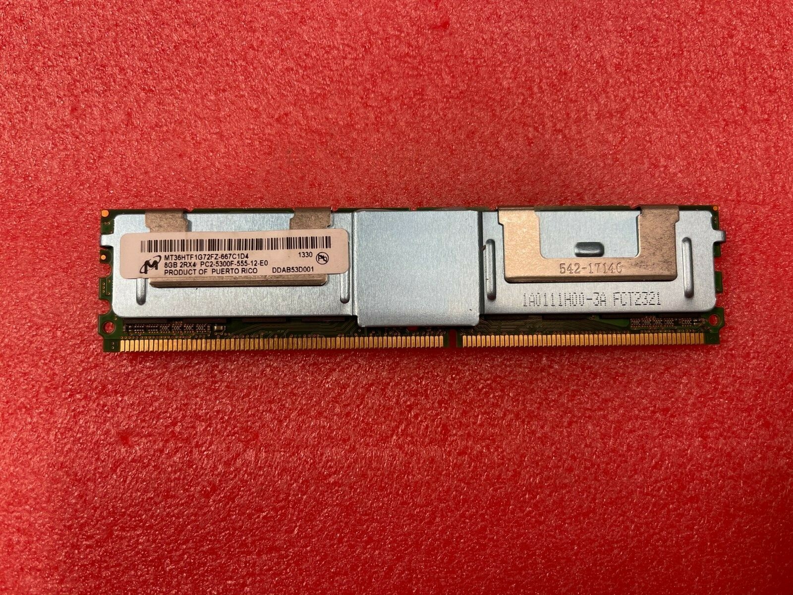 MICRON MT36HTF1G72FZ-667C 8G 2Rx4 DDR2 PC2-5300F 667MHz FULLY BUFF MEMORY RAM