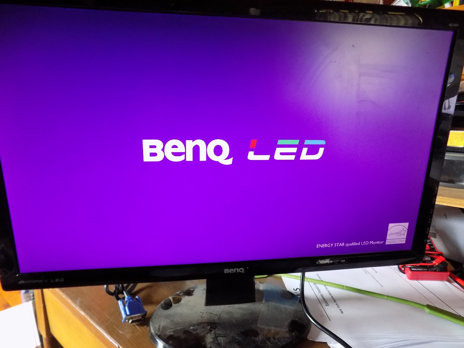 Benq LCD 24" Computer Gaming LCD Monitor GL2450-T, GL2450 - Stand & Cables