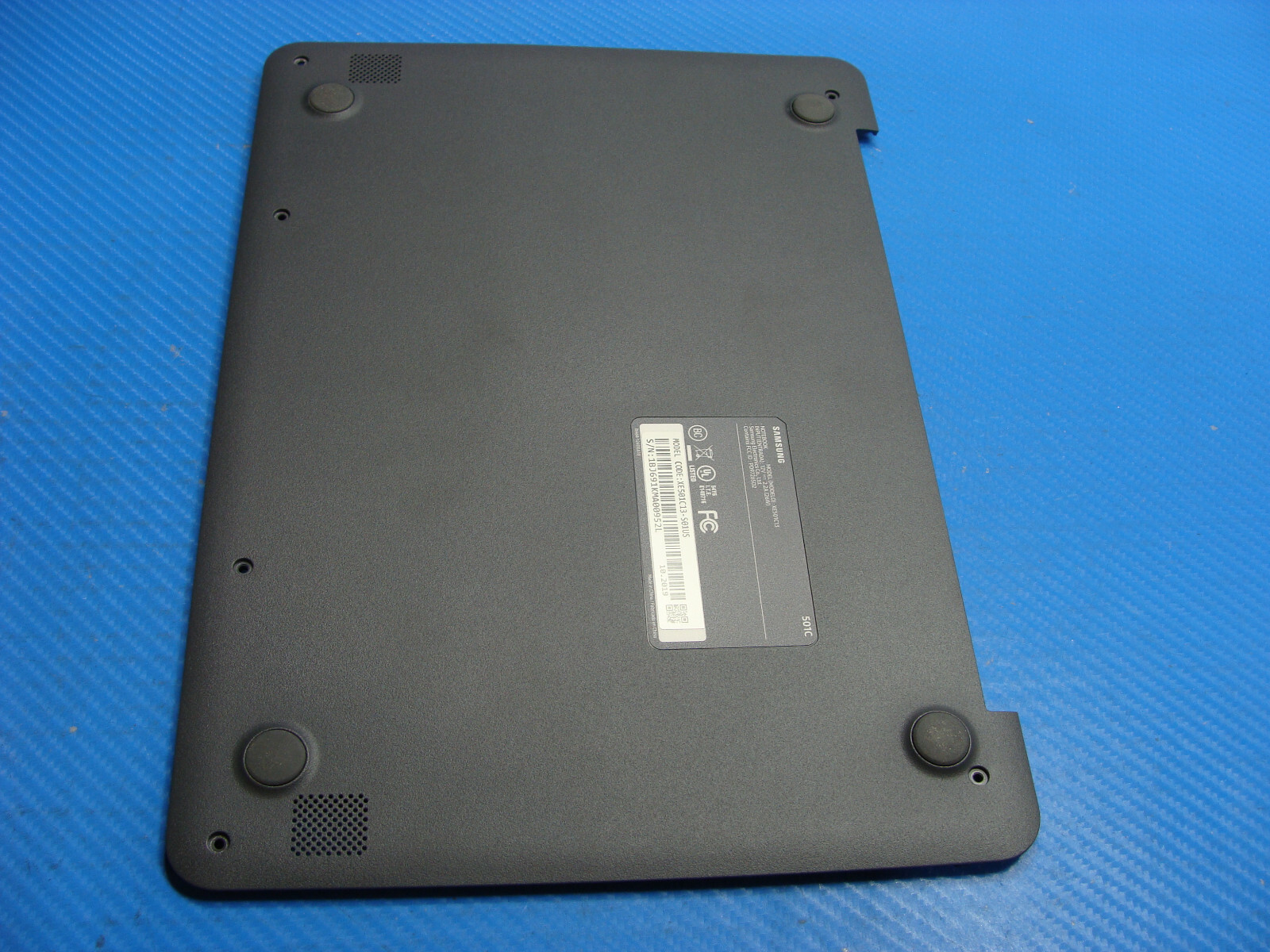 Samsung XE501C13-S01US 11.6" Genuine Laptop Bottom Base Case Cover BA98-01579B