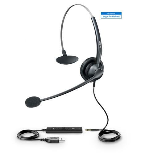 Yealink UH33 Wideband USB & 3.5mm Headset for IP Phones (NEW)
