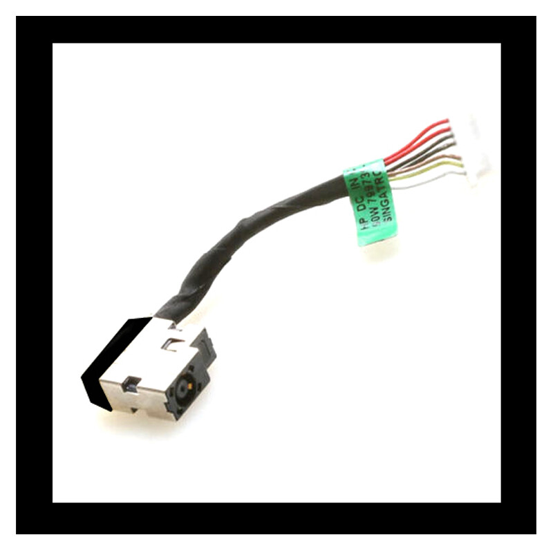 DC POWER JACK w/ CABLE HP 15-BA008CY 15-BA008DS 15-BA009CY 15-BA009DS 15-BA009DX
