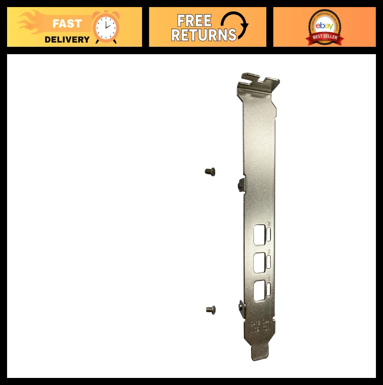 Full Height Long Bracket Replacement for NVIDIA Quadro P400 T400 2G Graphics Car