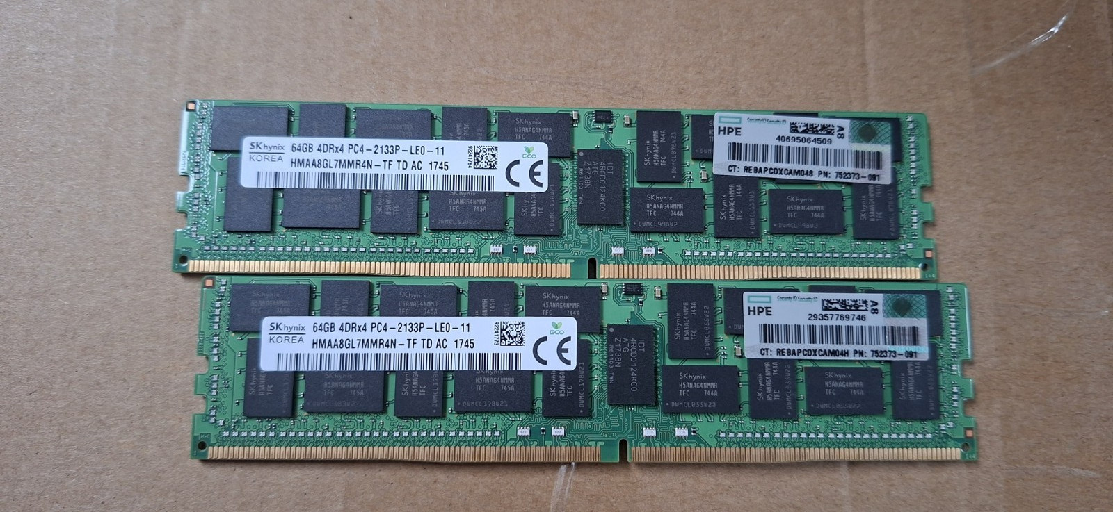 SK HYNIX Memory HMAA8GL7MMR4N-TF - SK Hynix 1x 64GB DDR4-2133 LRDIMM PC4-17000P