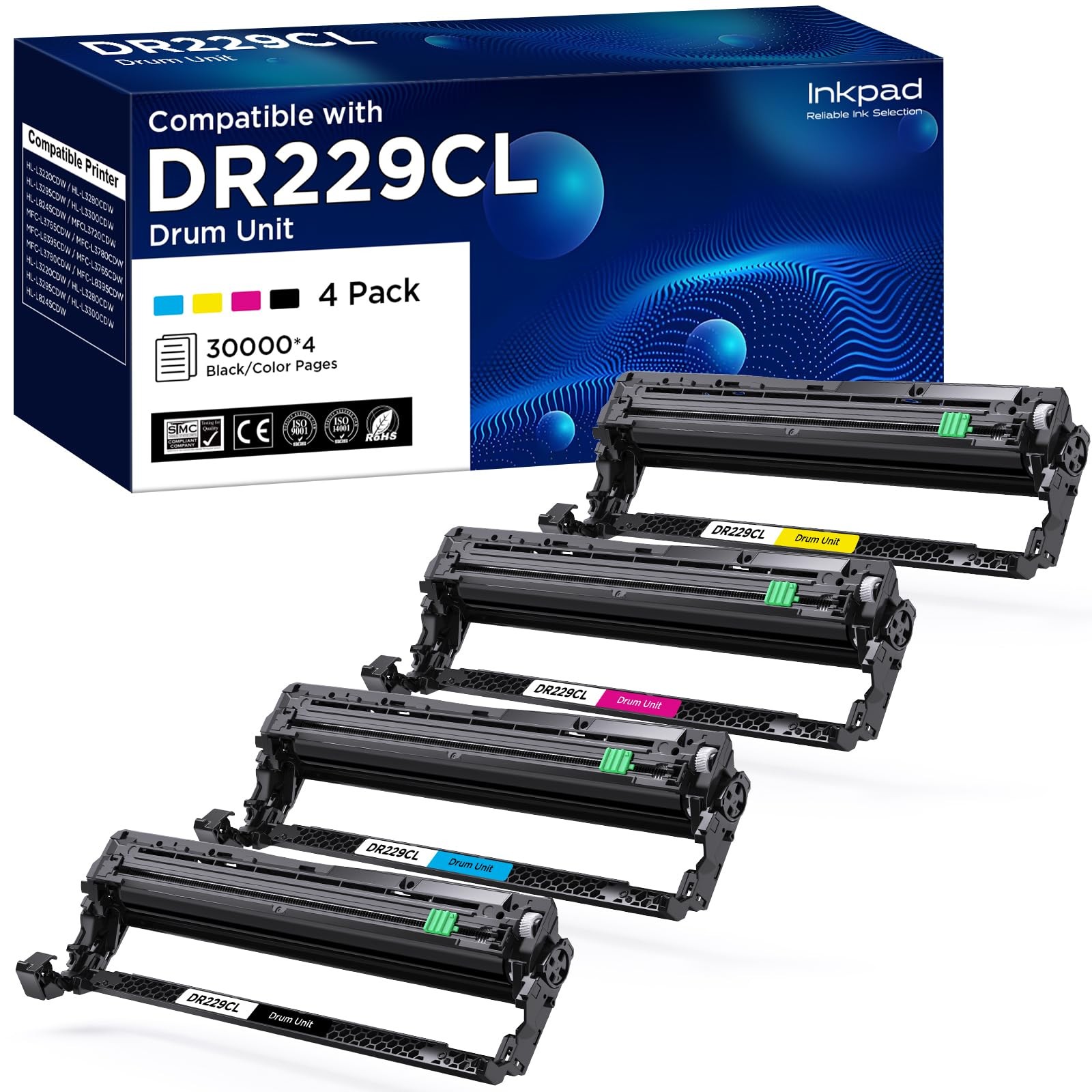 Compatible DR229CL Drum Unit (NOT Toner) Replacement for Brother DR-229CL DR2...