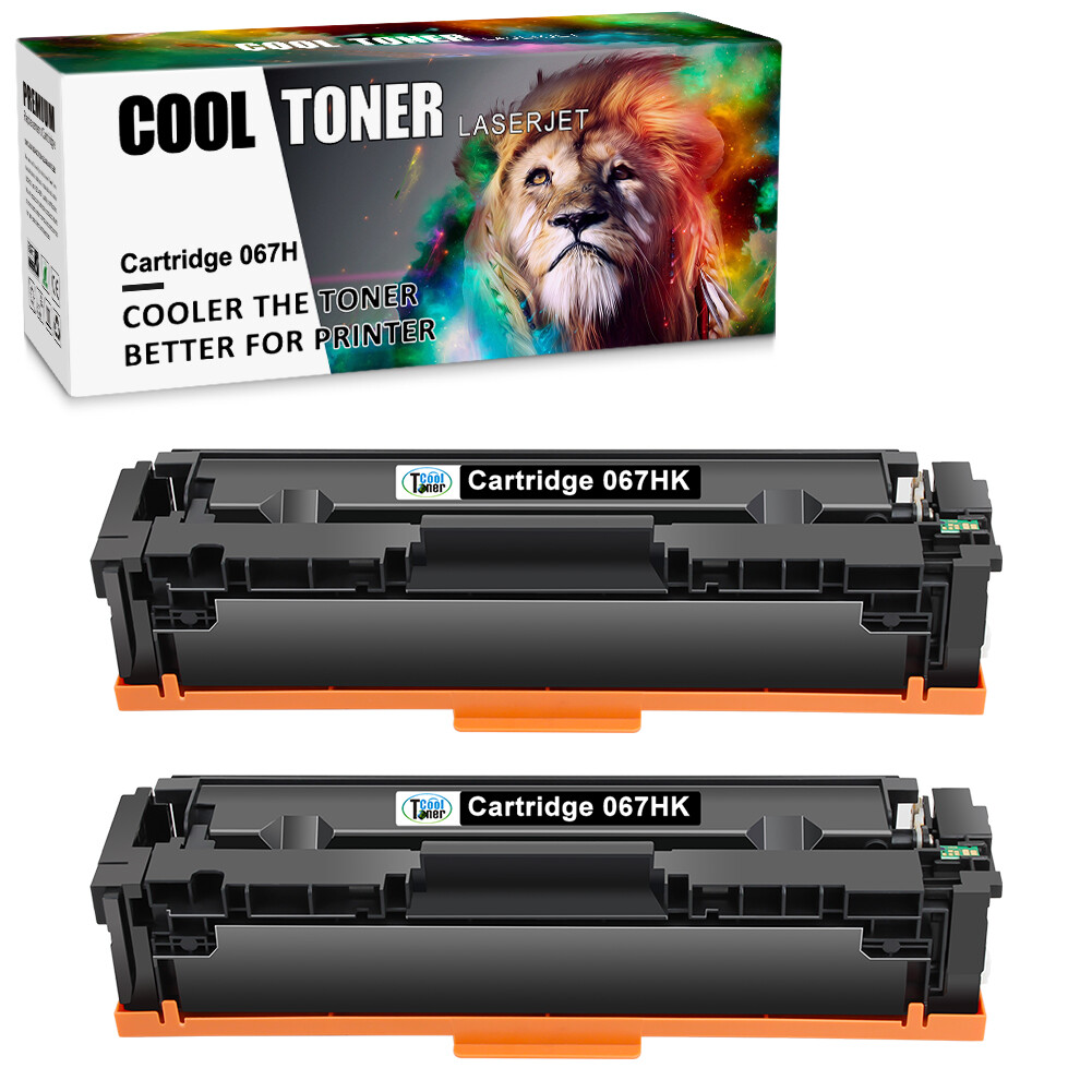 2PK CT Premium 067H Black HY Compatible for Canon 067 H LBP633Cdw Cartridge