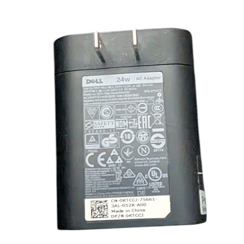 Black Genuine Dell 24W Venue 11 AC Adapter 19.5v - 1.2A 5V 2A HA24NM130 Charger