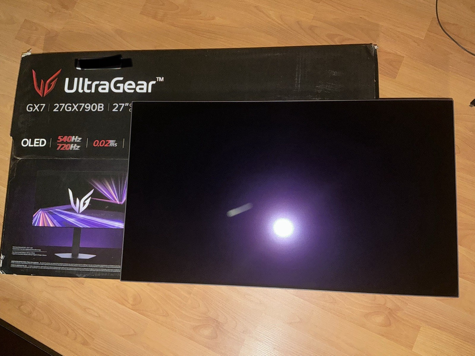 LG GX7 27GX790B 27" 540Hz/720Hz 