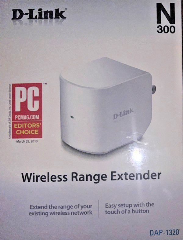 D-Link DAP-1320 N300 Wireless Wi-Fi Range Extender – Wall Plug