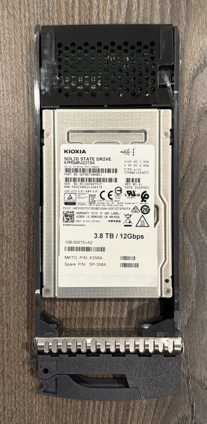NetApp X358A 3.8TB SAS 12Gb/s 2.5'' SSD For All Flash Array