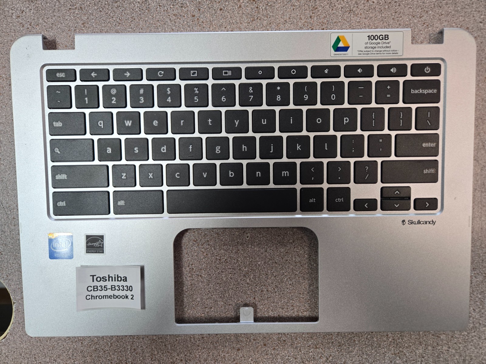 toshiba chromebook cb35-b3330 Palmrest Keyboard